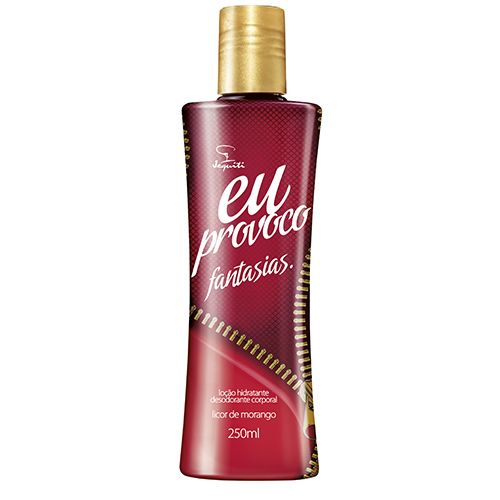 Loção  Eu Provoco  Fantasias Licor de Morango 250ml