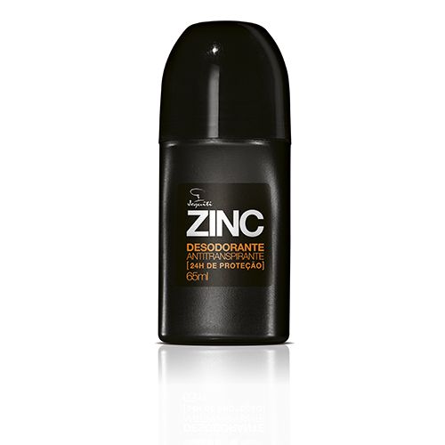 Desodorante Antitranspirante Roll-on ZINC, 65ml