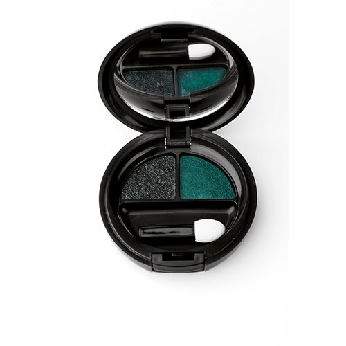 Duo de Sombras  Aviva Preto Brilho e Verde, 2,4g