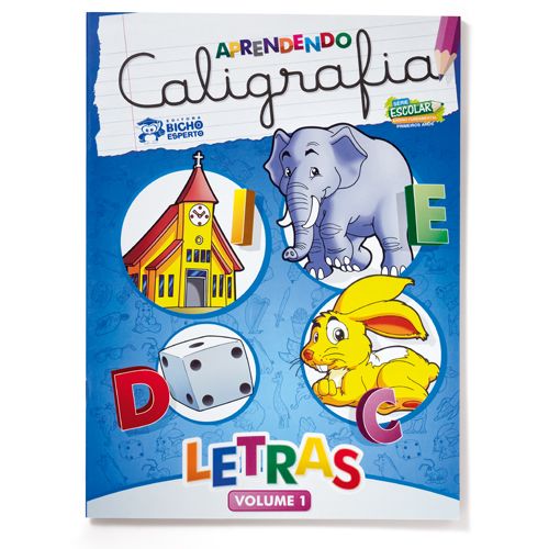 Livro Aprendendo Caligrafia - Letras