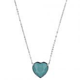 Colar Blue Heart