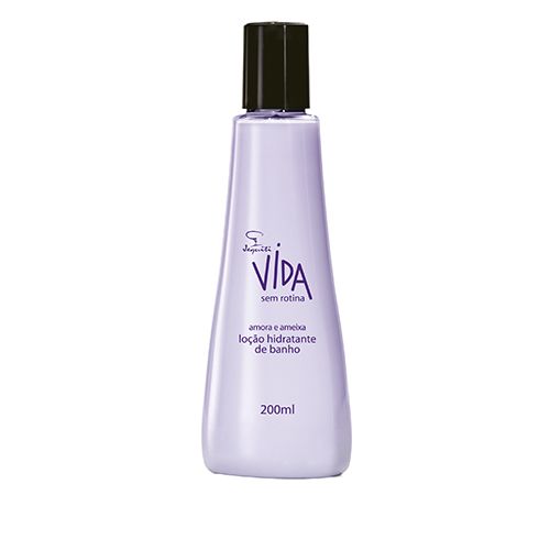 Loção  Corporal de Banho  Vida Amora e Ameixa, 200ml