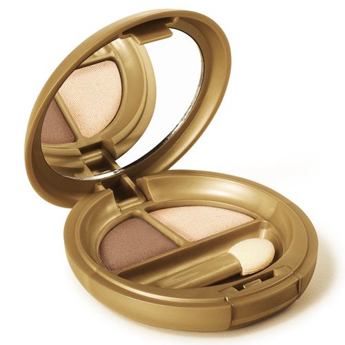 Duo de Sombras Aviva Areia e Marrom Dourado