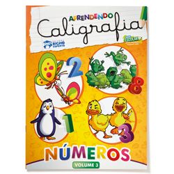 Livro Aprendendo Caligrafia - Números