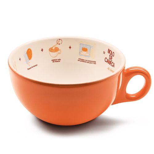 Caneca Bolo Laranja